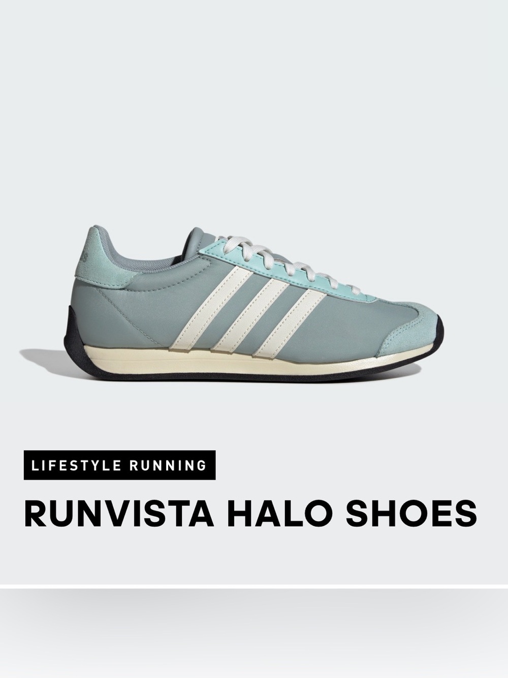 Adidas Women’s Mint Green and White Sneakers
